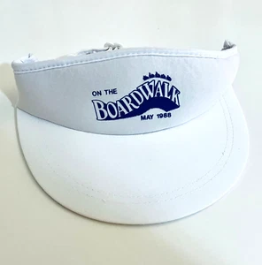 Vintage 80s Santa Cruz Beach Boardwalk Visor - High Crown Retro Cap - California - Bild 1 von 8