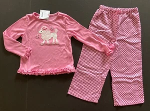 NWT Gymboree Pink Poodle XS 3-4 Polka Dot Gymmies Pajamas 3T-4T - Picture 1 of 1