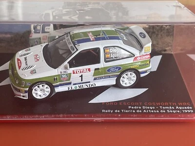COCHE 1/43,ALTAYA. CAMPEONES ESPAÑOLES. FORD ESCORT COSWORTH WRC 1999. - Imagen 1 de 3