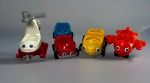 Fisher Price Little People Car Vehicles Helicopter Airplane Taxi  Car Trailer - Picture 1 of 22