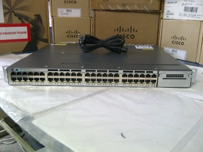 Cisco WS-C3750X-48PF-S 48 port POE Switch — 第 1/4 张图片