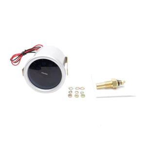 2" 52mm LED Smoke Lens Water Temperature Temp Gauge Meter With Sensor Universal - Picture 1 of 7