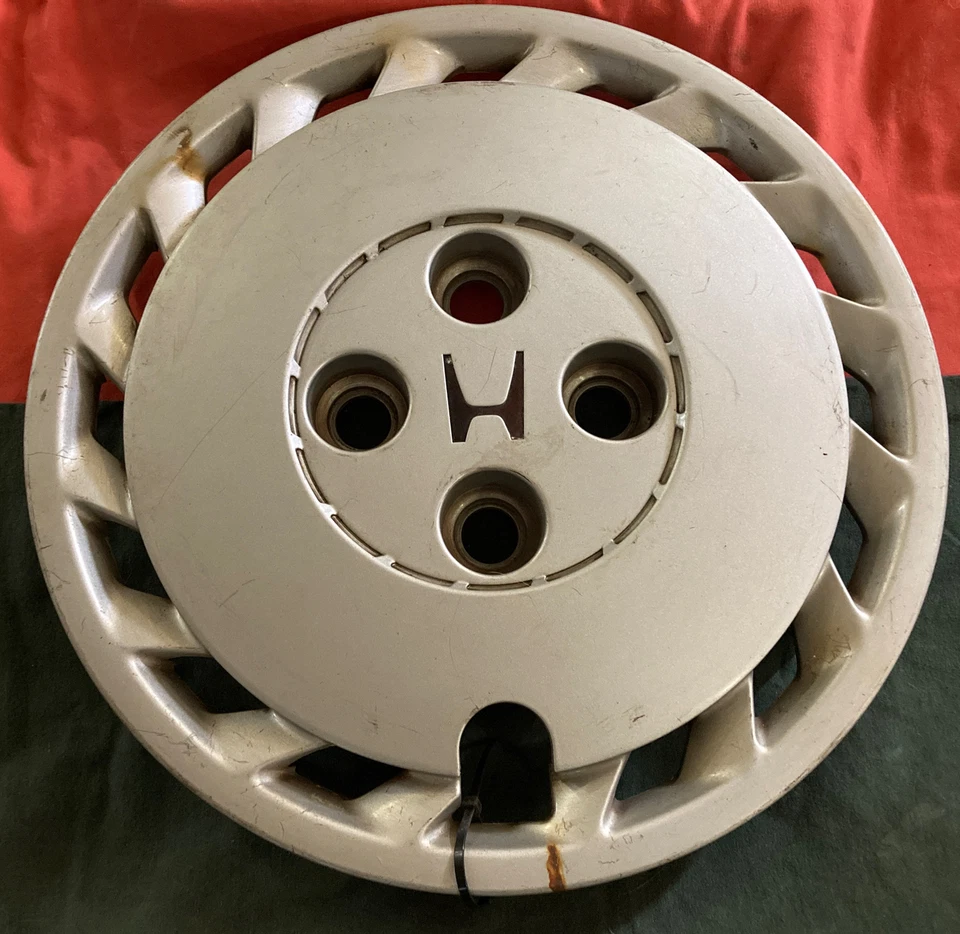 Tapacubos Honda Prelude 1988 1989 llanta cubierta de rueda tapacubos 13" OEM IZQUIERDA vintage usado Foto 1 de 4