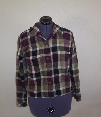 Women's  Christopher Banks Plaid Jacket Small - Image 1 of 2