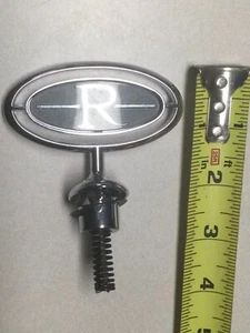 1986-87 & 89-93 Buick Riviera NOS Chrome Hood Ornament & Base Clean Nice Unused - Picture 1 of 6