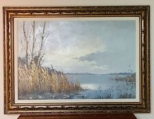 Original Jan Bevort (Dutch 1917-1996) Impressionist Oil Painting Sea View Signed