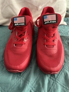 Nike Air Max 90 Hyperfuse Día de la Independencia Rojo Solar Reino Unido 7,5 - Imagen 1 de 6