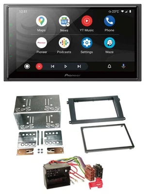 Pioneer USB 2DIN DAB MP3 Bluetooth Autoradio für Porsche Cayenne 2007-2010 - Bild 1 von 4