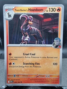 Pokemon SV10 Destined Rivals - Team Rocket's Houndoom - 038/182 NM - Picture 1 of 1