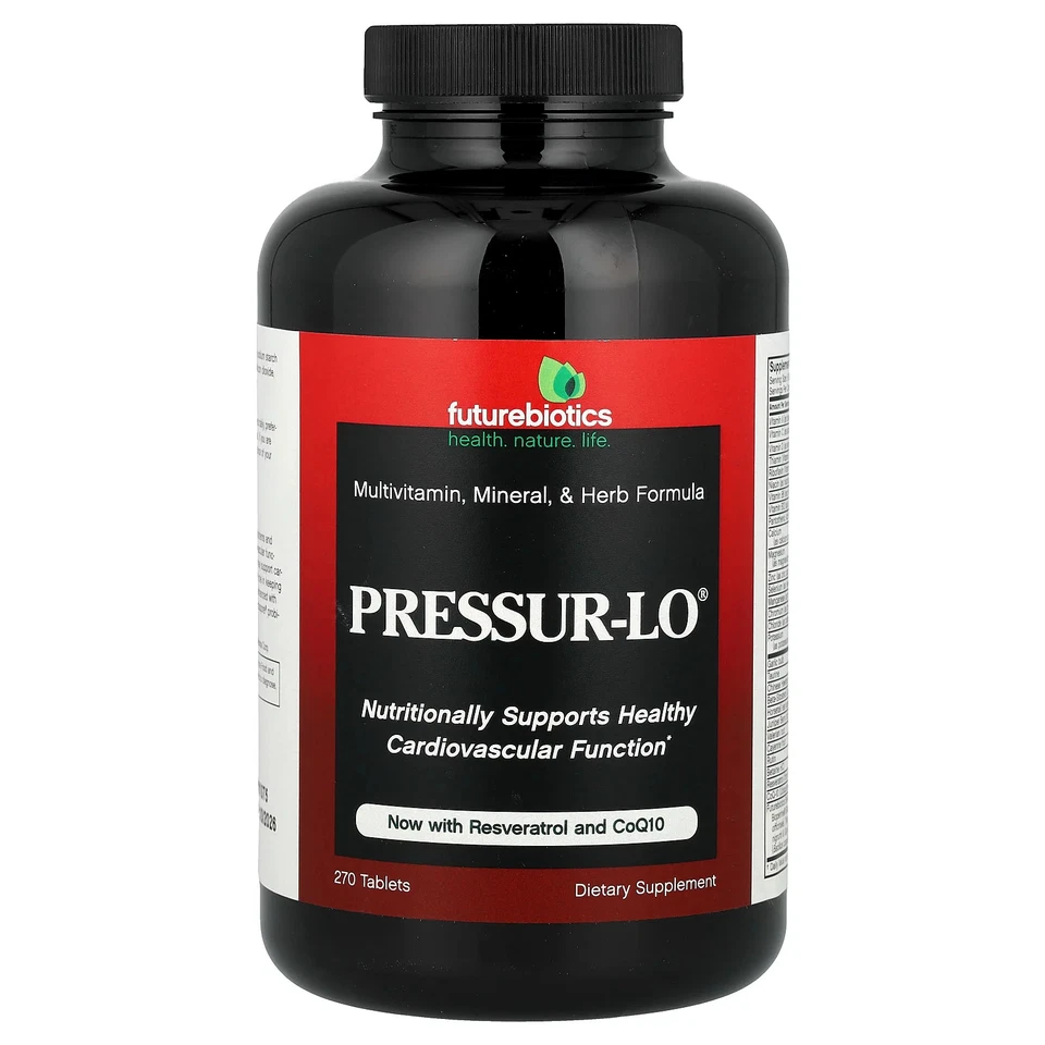 Pressur-Lo®, fórmula multivitamínica, mineral y herbal, 270 comprimidos Foto 1 de 3