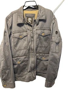 Abrigo Timberland Gris Utilitario Tareas de Granero Talla Para Hombre XL Adulto Cremallera Completa - Imagen 1 de 9