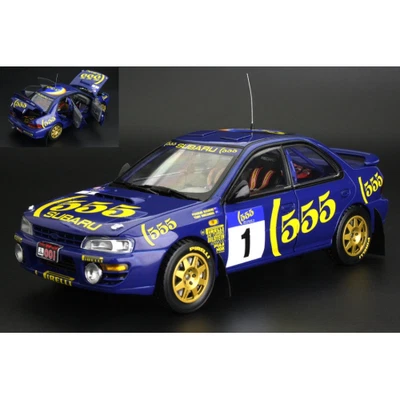 SUBARU IMPREZA 555 N.1 BOUME/SIRCOMBE WINNER HONG KONG 1994 1:18 Sunstar Auto Ra - Immagine 1 di 3