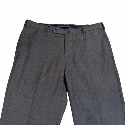 Pantalones Incotex Super 150s Para Hombre 34 Gris Calce Clásico Lana 34x30 Hecho en Italia Foto 1 de 4