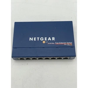 NETGEAR FS108P ProSafe 8-port 10/100mb/s Switch 4-Port POE WJC1 - Picture 1 of 7