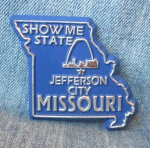 Missouri Show Me State Rubber Magnet Souvenir Refrigerator MB26 - Picture 1 of 2