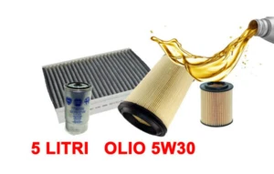KIT 4 FILTRI TAGLIANDO OLIO 5W30 ALFA ROMEO 159 1.9 JTDM 120 150 CV MANN - Imagen 1 de 3