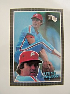 STEVE CARLTON PHILLIES #55 1985 Donruss Baseball Jumbo Card Action All-Stars 