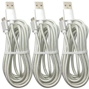 Braided Micro USB Cable 10Ft For Samsung S7 S6 Android Charger Charging Cord Lot - Picture 1 of 12