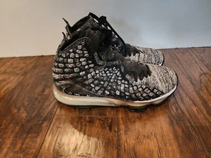 Nike Lebron XVII 17 Oreo Black/Gray Men's Sneakers Athletic Shoes. Size 8.5 Knit - Picture 1 of 8