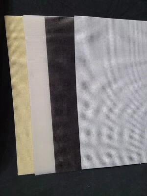 Needlepoint Plastic Sheets 8"x11" 14 Count Needlework lot of 10 - Image 1 of 3