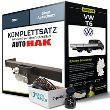 Produktbild - Für VW T6 Pritsche, Fahrgestell SFD Anhängerkupplung starr +eSatz 7pol 15-19 AHK