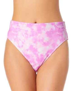 California Waves Junior Small rosa Druck hoch tailliert Badeanzughose neu mit Etikett - Bild 1 von 8