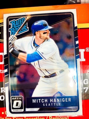✅ 2017 Panini Optic Rated Rookie Mitch Haniger Card No. 64 V208 50% OFF 3+ CARDS - Image 1 of 2