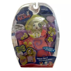 Littlest Pet Shop Paws Off! Electronic Diary Journal Bull Terrier Dog BRAND NEW! - Picture 1 of 3