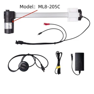 Motor atuador linear Mulin modelo ML8 ML8-205C para cadeiras elevatórias reclináveis elétricas - Imagem 1 de 4