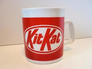 Vintage British Sweets Candy Packaging Nestle Chocolate Kitkat Ceramic Mug Cup - Picture 1 of 2