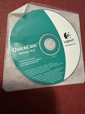 Used Acceptible Logitech Quickcam v11.8 CD For Windows XP and Vista - Image 1 of 2