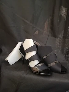 Bandolino Black 4 in. Heels Pump Peep Toe Sandles Never Worn - Picture 1 of 6