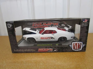 M2 MACHINES 1970 Ford Mustang Boss 429 1/24 Thumper Cams white box diecast car - Picture 1 of 7