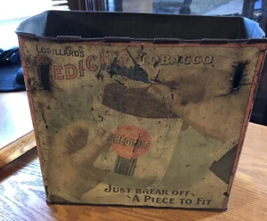 Latta tabacco vintage Lorillards Redicut - Foto 1 di 8
