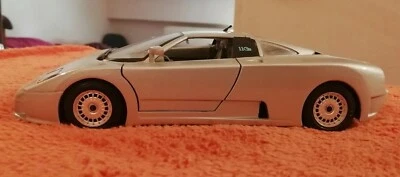 242 BURAGO BUGATTI 110 EB 1991 ARGENTO SCALA 1:24 CVBS - Immagine 1 di 4