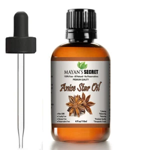 Mayan's Secret Pure Anise Star Essential Oil Food Grade 4oz Baking, Fishing Skin - Picture 1 of 3