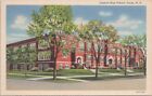 Postcard - Central High School Fargo ND c1930s-40s Curteich Linen card Unposted