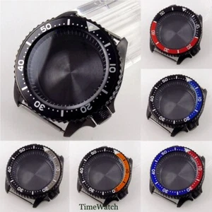 316L 42mm Sapphire Crystal PVD Watch Case Fits NH35A NH36A Aluminum Bezel Insert - Picture 1 of 27