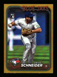2024 Topps Series 1 DAVIS SCHNEIDER (RC) Gold Foil Rookie Blue Jays - Picture 1 of 2