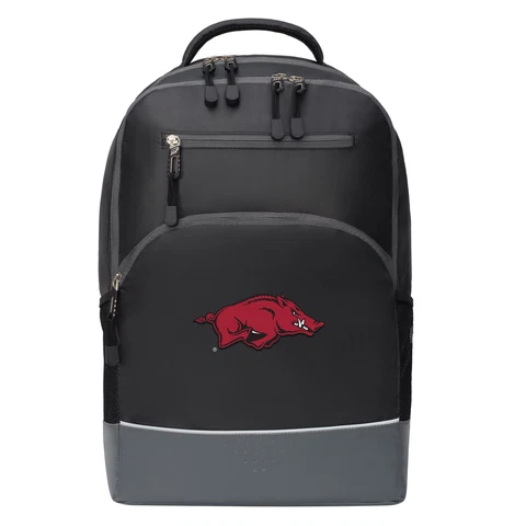 Officially Licensed NCAA Arkansas Razorbacks "Alliance" Backpack, Black, 19" Cover