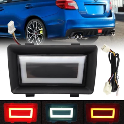 For 2015 16-2021 Subaru WRX STI Rear Bumper LED Brake Reverse Tail marker Light - Image 1 of 4