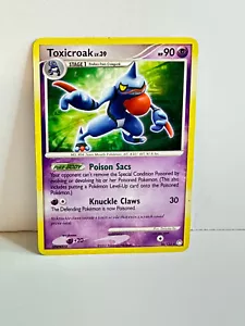 Pokémon TCG Toxicroak 36/123 - Non Holo - Tesori Misteriosi - MP 2007 - Foto 1 di 2
