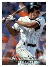 1996 Ultra New York Yankees Baseball Card #576 Wade Boggs