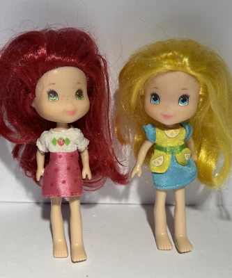 2 muñecas Strawberry Shortcake & Friends 2008 Strawberry Shortcake limón merengue Foto 1 de 4
