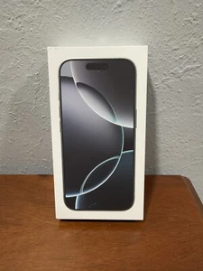 Apple iPhone 16 Pro White Titanium 256GB Empty Box ONLY - Zdjęcie 1 z 2