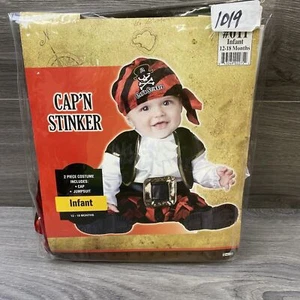Baby Pirate Costume Captain Stinker Halloween Fancy Dress 12-18 Months - Picture 1 of 8