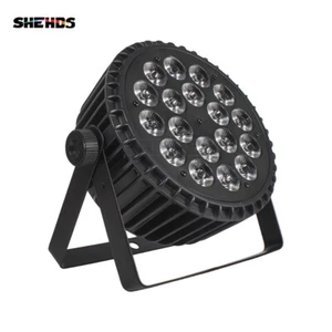 18x18W RGBWA UV Aluminum Alloy Par Lighting LED Stage Light DMX Party DJ Disco - Picture 1 of 23