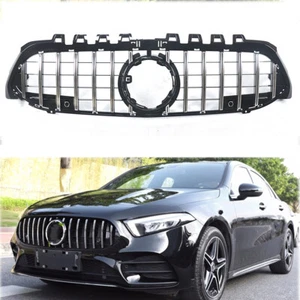 GTR Front Grill for 2019-2022 Mercedes W177 A Class A200 A250 Chrome am - Picture 1 of 8