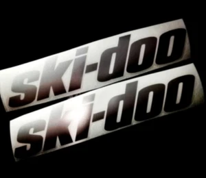 2x ski-doo 2'' x9 '' , autocollant , stickers decal 14 color choices - Imagen 1 de 1
