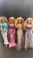 FREE SHIPPING! Vintage Mattel lot of Barbie dolls comes with outfits
